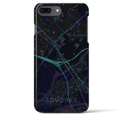 【豊明（愛知県）】地図柄iPhoneケース（バックカバータイプ）