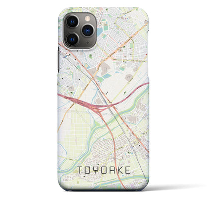 【豊明（愛知県）】地図柄iPhoneケース（バックカバータイプ）