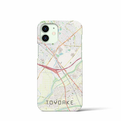 【豊明（愛知県）】地図柄iPhoneケース（バックカバータイプ）