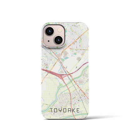 【豊明（愛知県）】地図柄iPhoneケース（バックカバータイプ）