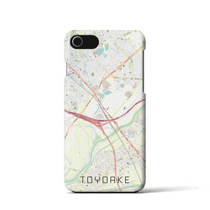 【豊明（愛知県）】地図柄iPhoneケース（バックカバータイプ）