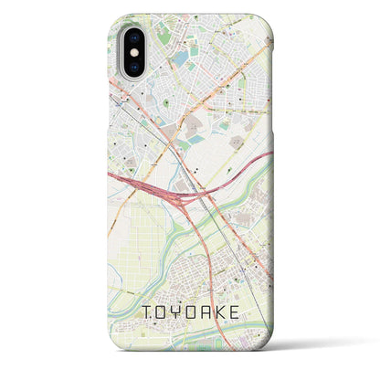 【豊明（愛知県）】地図柄iPhoneケース（バックカバータイプ）