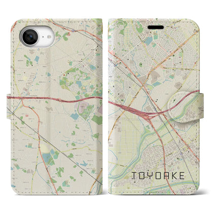 【豊明（愛知県）】地図柄iPhoneケース（手帳タイプ）