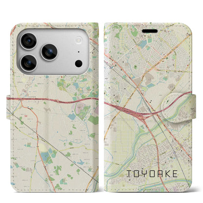 【豊明（愛知県）】地図柄iPhoneケース（手帳タイプ）