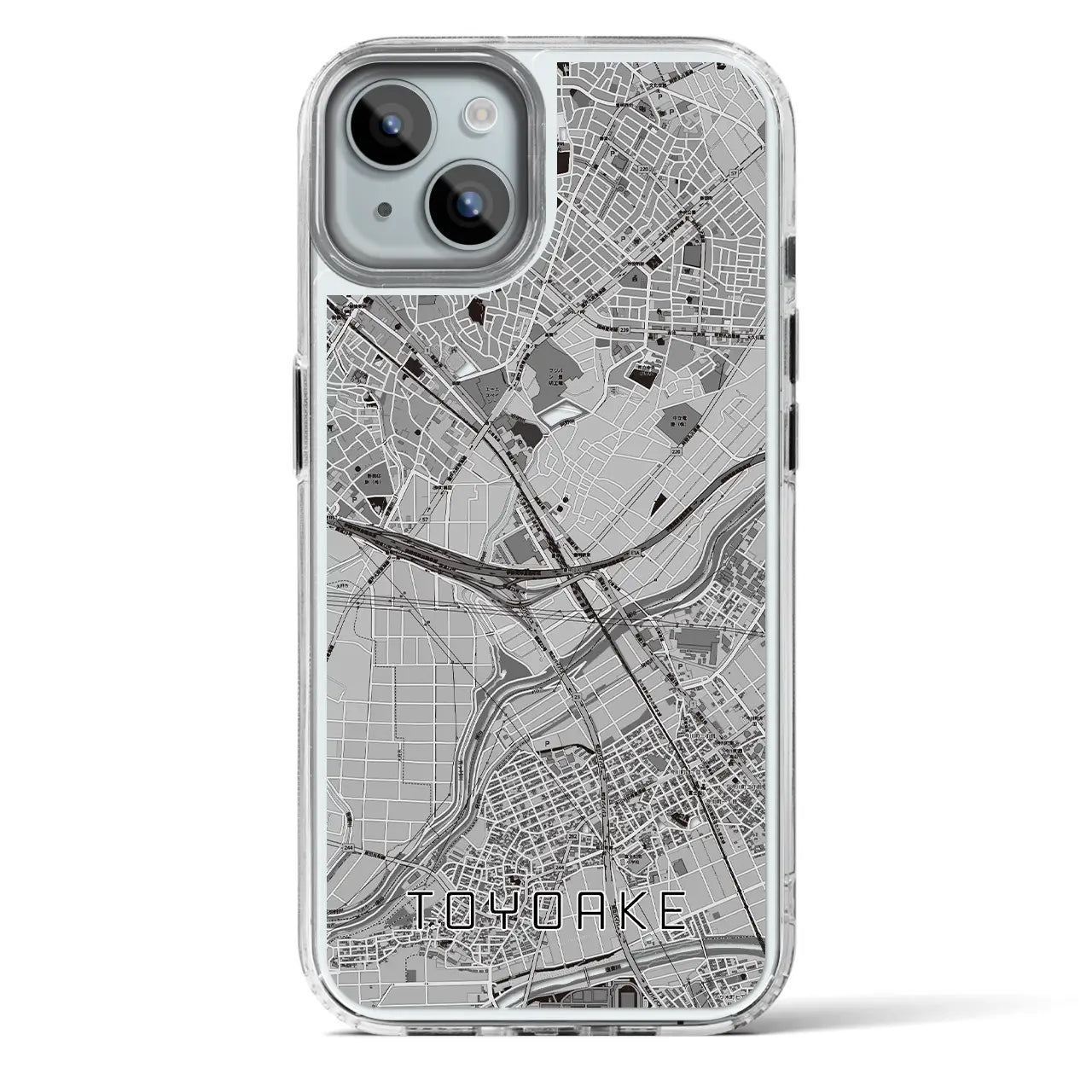 【豊明（愛知県）】地図柄iPhoneケース（MagSafeタイプ）