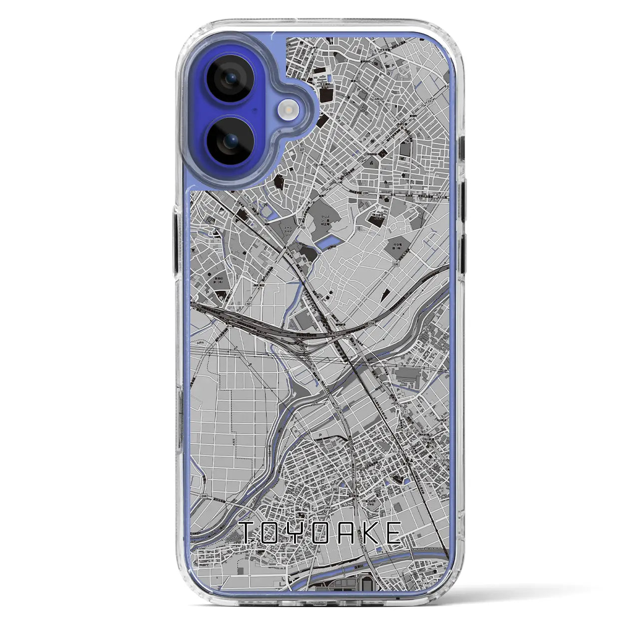 【豊明（愛知県）】地図柄iPhoneケース（MagSafeタイプ）
