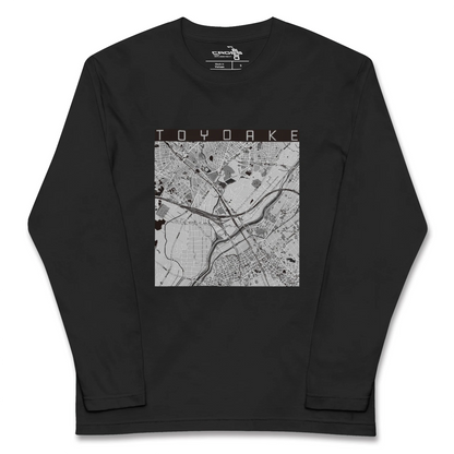 【豊明（愛知県）】地図柄ロングスリーブTシャツ