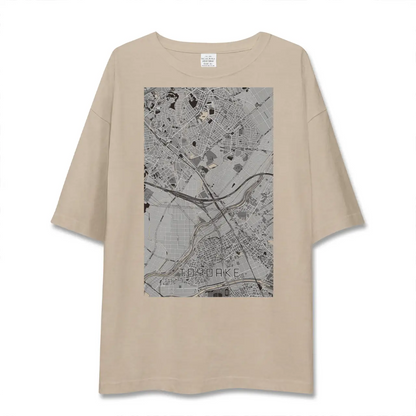 【豊明（愛知県）】地図柄ビッグシルエットTシャツ