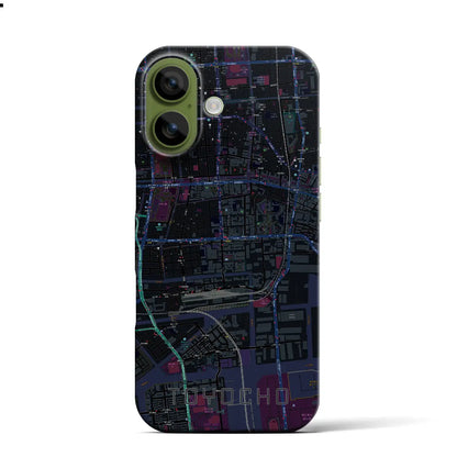 【東陽町（東京都）】地図柄iPhoneケース（バックカバータイプ）