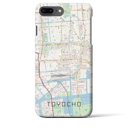 【東陽町（東京都）】地図柄iPhoneケース（バックカバータイプ）