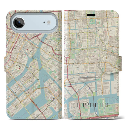 【東陽町（東京都）】地図柄iPhoneケース（手帳タイプ）