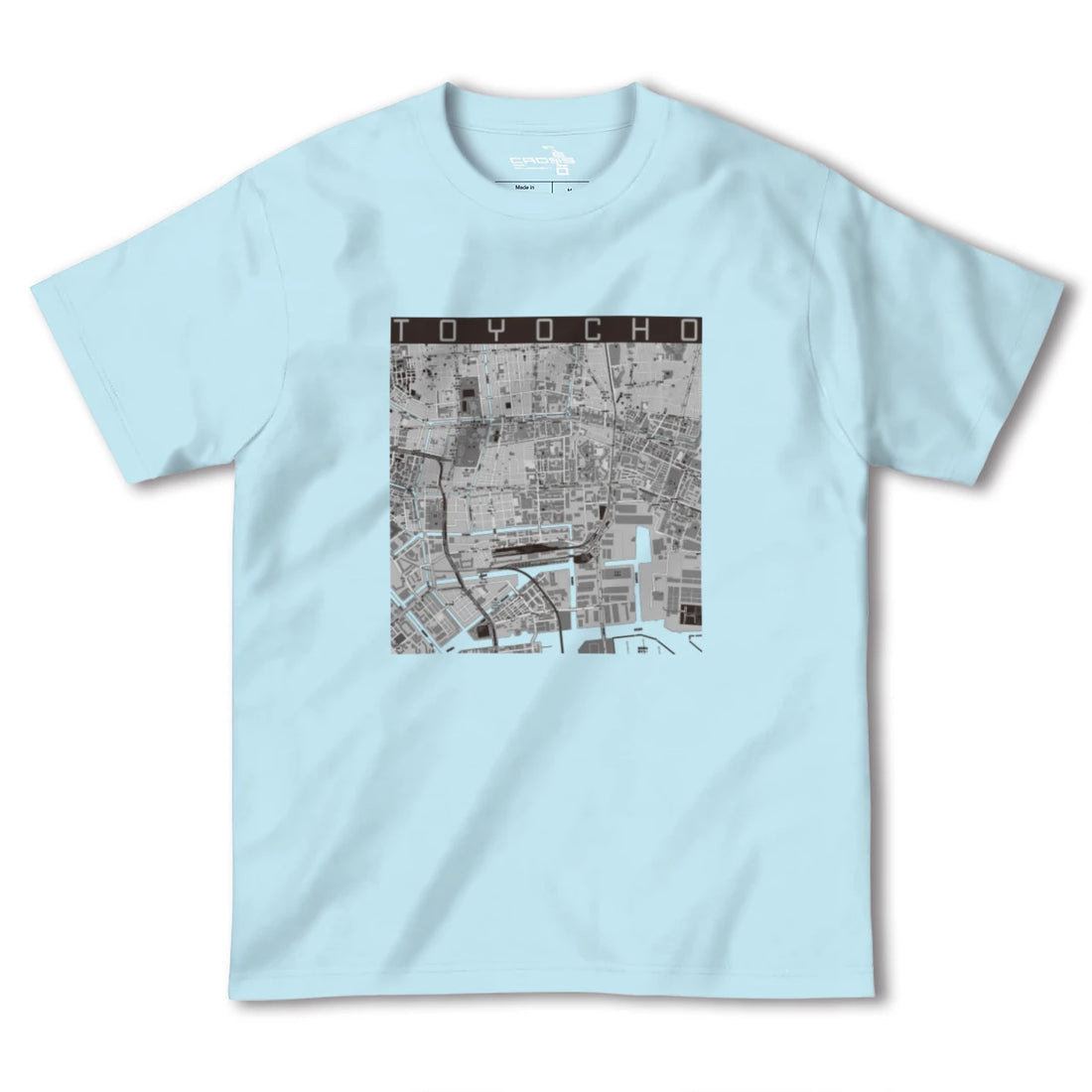 【東陽町（東京都）】地図柄ヘビーウェイトTシャツ