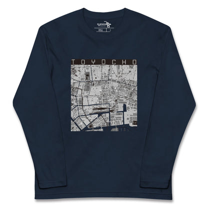 【東陽町（東京都）】地図柄ロングスリーブTシャツ