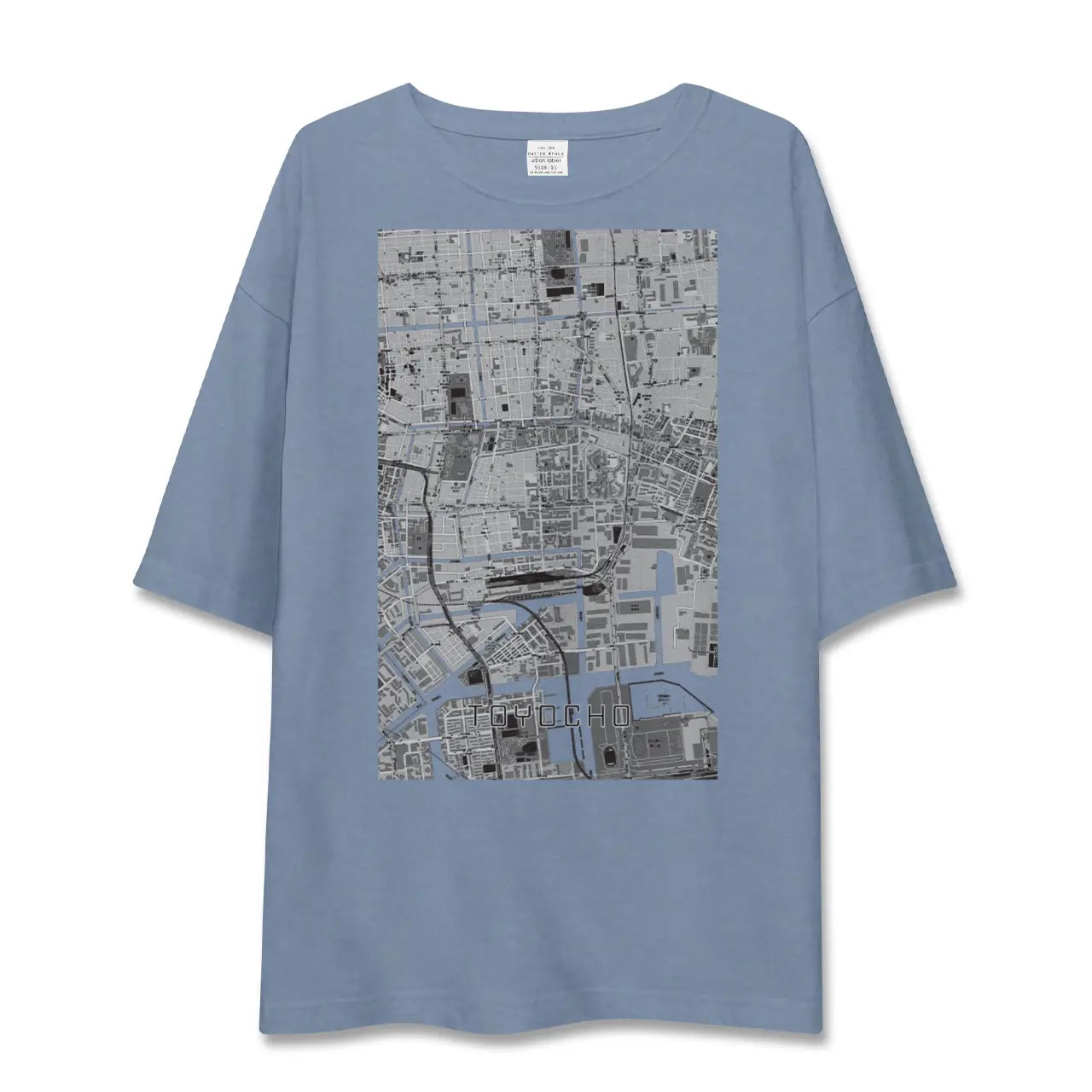 【東陽町（東京都）】地図柄ビッグシルエットTシャツ