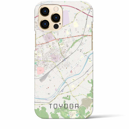 【豊田（東京都）】地図柄iPhoneケース（バックカバータイプ）