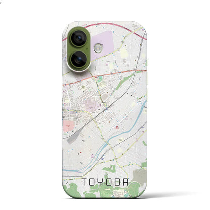 【豊田（東京都）】地図柄iPhoneケース（バックカバータイプ）