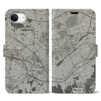 【豊田（東京都）】地図柄iPhoneケース（手帳タイプ）