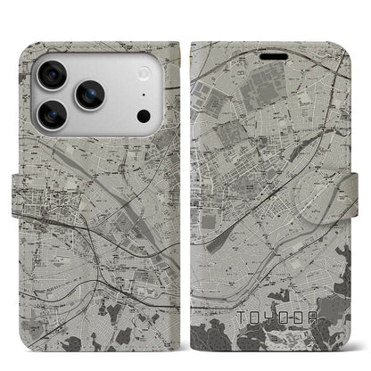 【豊田（東京都）】地図柄iPhoneケース（手帳タイプ）