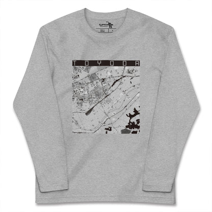 【豊田（東京都）】地図柄ロングスリーブTシャツ
