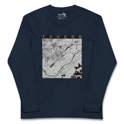 【豊田（東京都）】地図柄ロングスリーブTシャツ