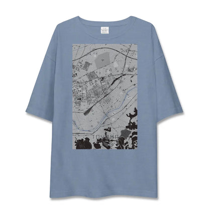 【豊田（東京都）】地図柄ビッグシルエットTシャツ