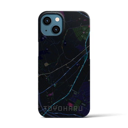 【豊春（埼玉県）】地図柄iPhoneケース（バックカバータイプ）