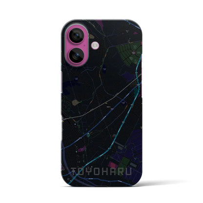 【豊春（埼玉県）】地図柄iPhoneケース（バックカバータイプ）