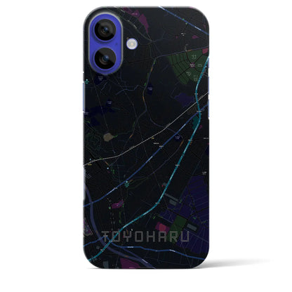 【豊春（埼玉県）】地図柄iPhoneケース（バックカバータイプ）