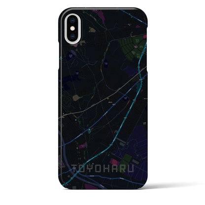 【豊春（埼玉県）】地図柄iPhoneケース（バックカバータイプ）