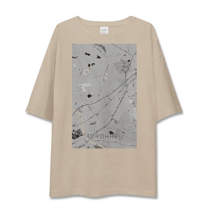 【豊春（埼玉県）】地図柄ビッグシルエットTシャツ