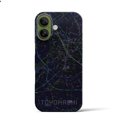 【豊橋（愛知県）】地図柄iPhoneケース（バックカバータイプ）