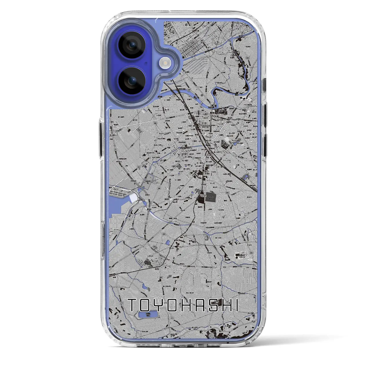 【豊橋（愛知県）】地図柄iPhoneケース（MagSafeタイプ）