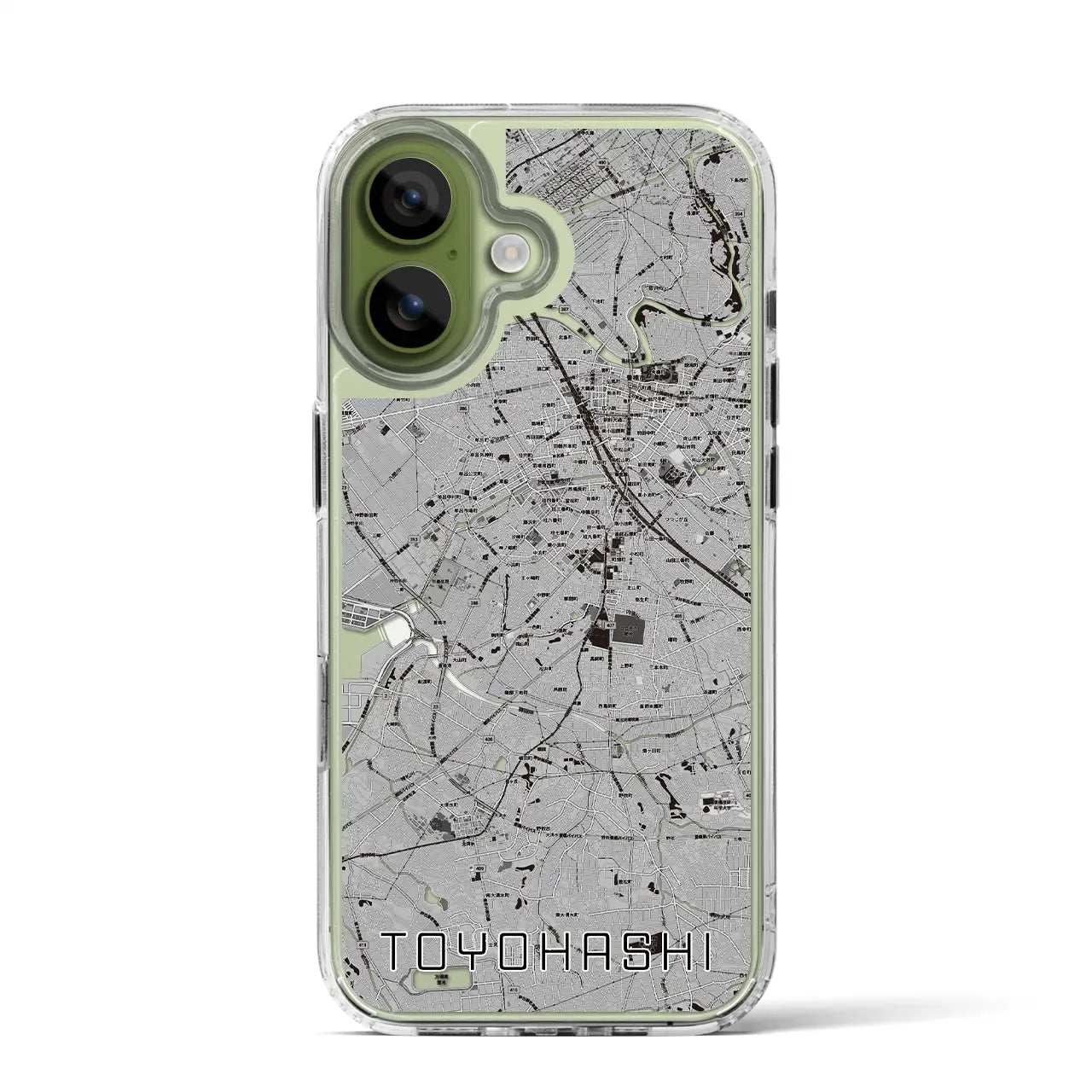 【豊橋（愛知県）】地図柄iPhoneケース（MagSafeタイプ）