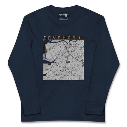 【豊橋（愛知県）】地図柄ロングスリーブTシャツ