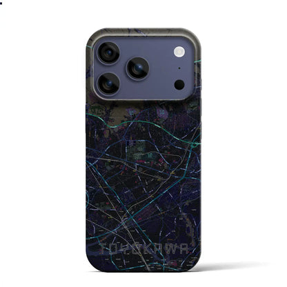 【豊川（愛知県）】地図柄iPhoneケース（バックカバータイプ）