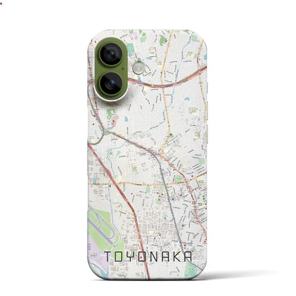 【豊中（大阪府）】地図柄iPhoneケース（バックカバータイプ）