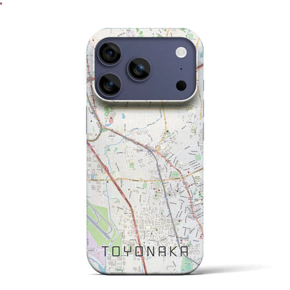 【豊中（大阪府）】地図柄iPhoneケース（バックカバータイプ）