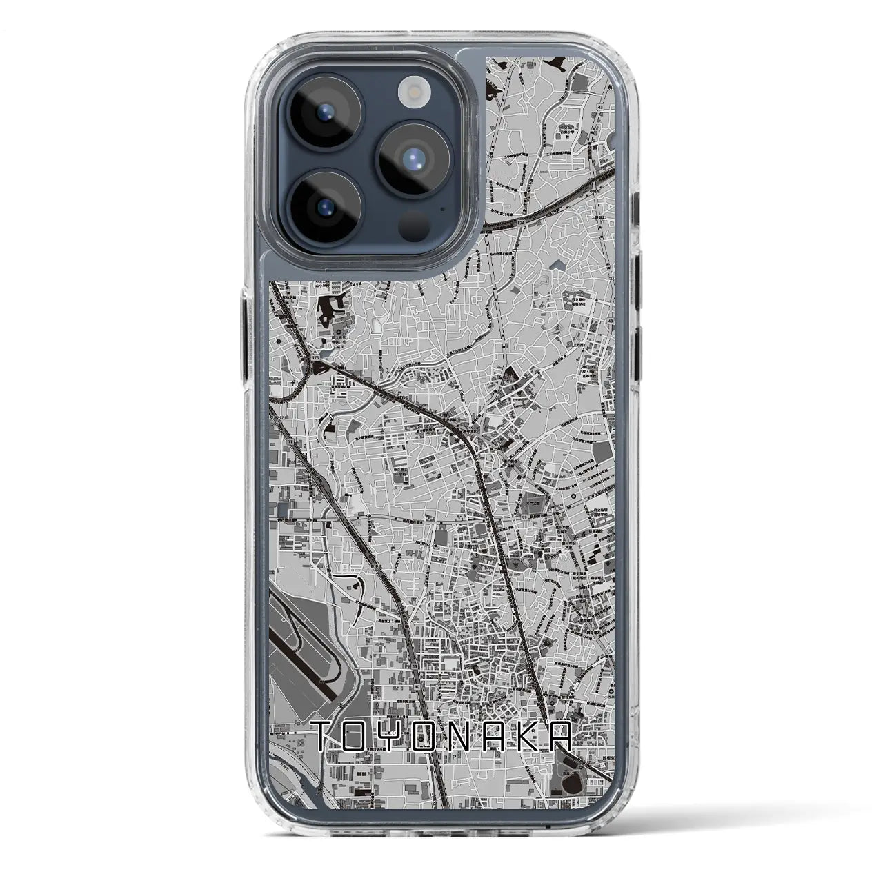 【豊中（大阪府）】地図柄iPhoneケース（MagSafeタイプ）