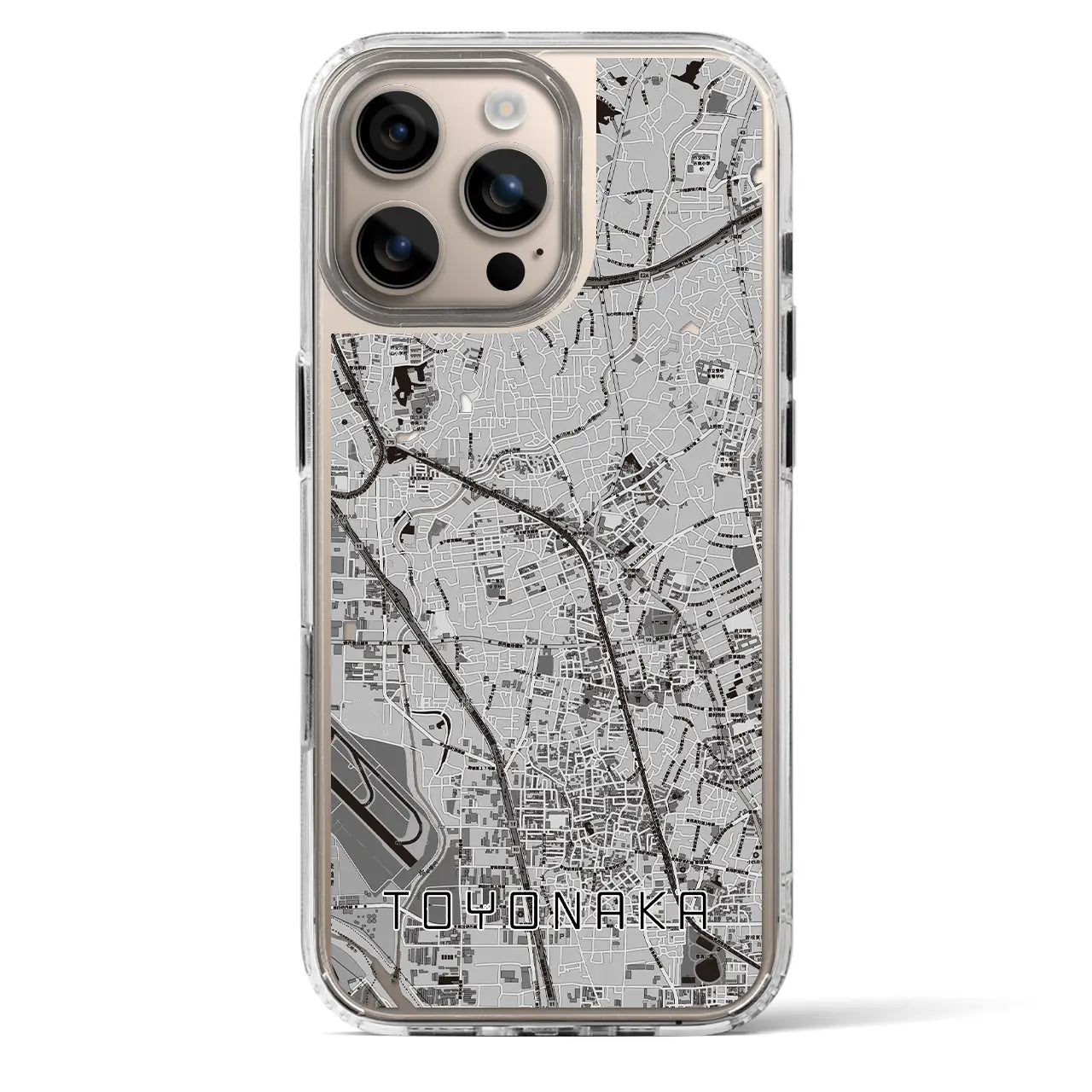 【豊中（大阪府）】地図柄iPhoneケース（MagSafeタイプ）
