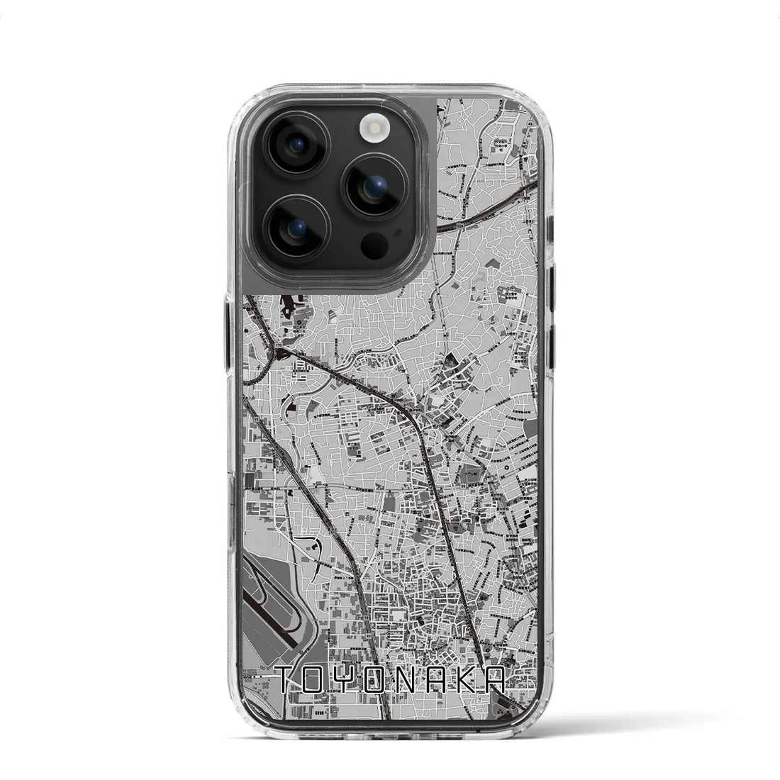 【豊中（大阪府）】地図柄iPhoneケース（MagSafeタイプ）