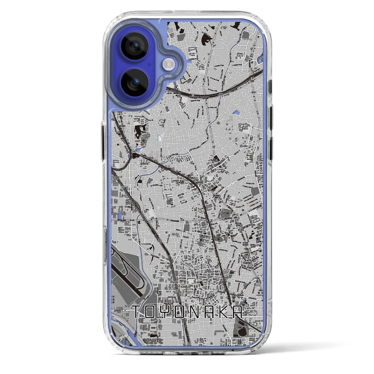 【豊中（大阪府）】地図柄iPhoneケース（MagSafeタイプ）
