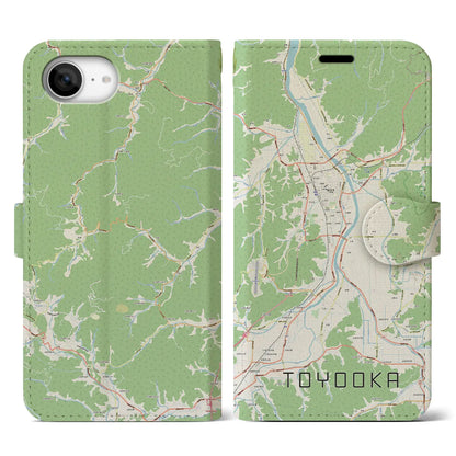 【豊岡（兵庫県）】地図柄iPhoneケース（手帳タイプ）