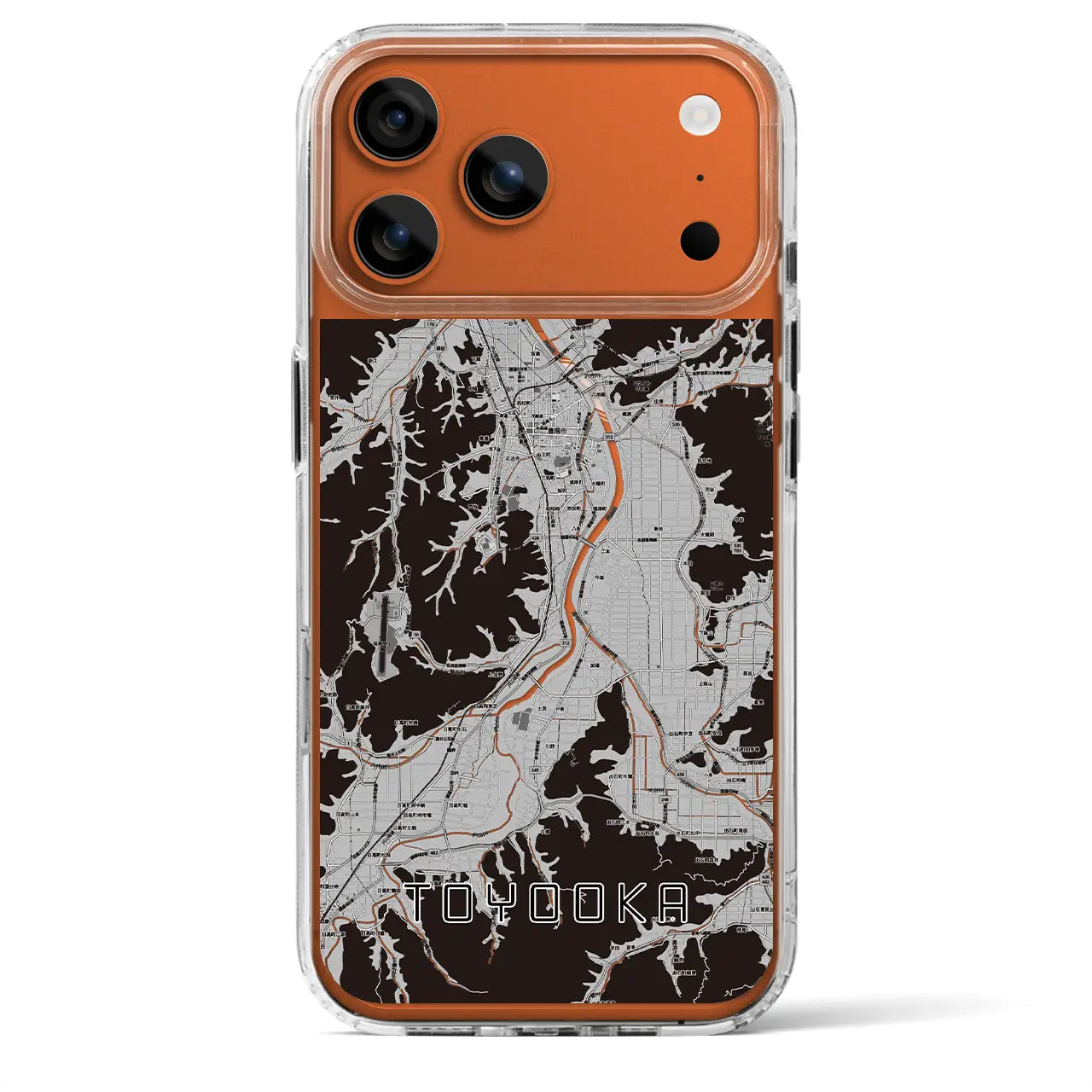 【豊岡（兵庫県）】地図柄iPhoneケース（MagSafeタイプ）