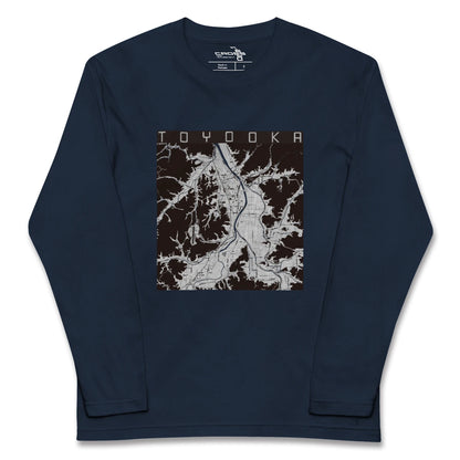 【豊岡（兵庫県）】地図柄ロングスリーブTシャツ
