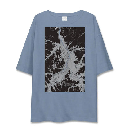 【豊岡（兵庫県）】地図柄ビッグシルエットTシャツ