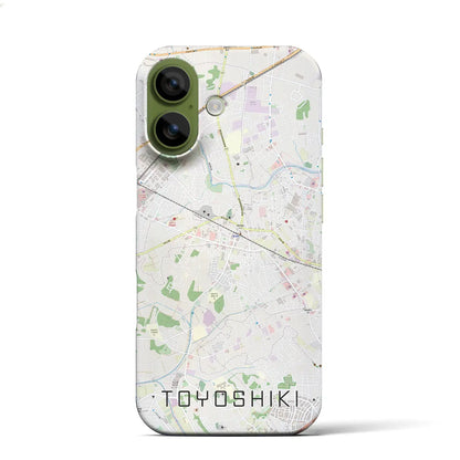 【豊四季（千葉県）】地図柄iPhoneケース（バックカバータイプ）