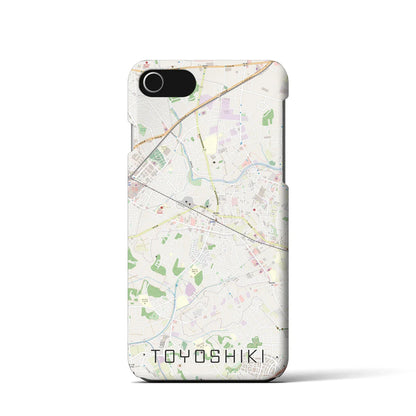 【豊四季（千葉県）】地図柄iPhoneケース（バックカバータイプ）