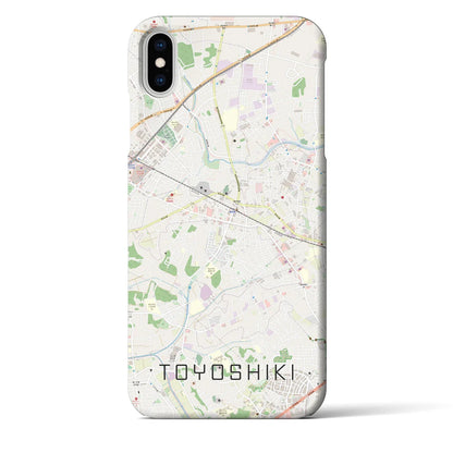 【豊四季（千葉県）】地図柄iPhoneケース（バックカバータイプ）