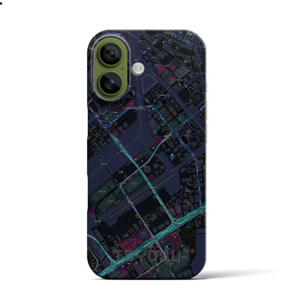 【豊洲（東京都）】地図柄iPhoneケース（バックカバータイプ）