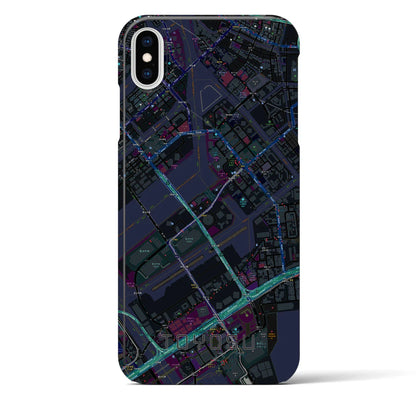 【豊洲（東京都）】地図柄iPhoneケース（バックカバータイプ）